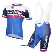 2018 Maillot Ciclismo Russie Bleu Blanc Manches Courtes et Cuissard