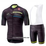 2019 Maillot Ciclismo Castelli Tabula Rasa Noir Manches Courtes et Cuissard