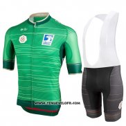 2019 Maillot Ciclismo Castelli UAE Tour Vert Manches Courtes et Cuissard