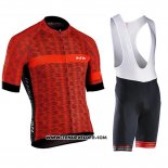 2019 Maillot Ciclismo Northwave Rouge Manches Courtes et Cuissard