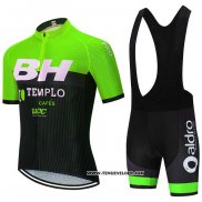 2020 Maillot Ciclismo BH Templo Vert Blanc Noir Manches Courtes et Cuissard