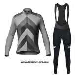 2020 Maillot Ciclismo Mavic Gris Manches Longues et Cuissard