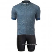 2020 Maillot Cyclisme Bontrage Gris Manches Courtes et Cuissard