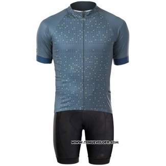 2020 Maillot Cyclisme Bontrage Gris Manches Courtes et Cuissard