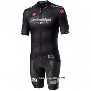 2020 Maillot Cyclisme Giro d'Italia Noir Manches Courtes et Cuissard