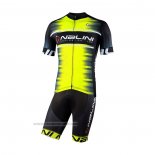 2021 Maillot Cyclisme Nalini Jaune Manches Courtes et Cuissard