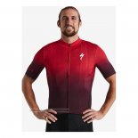 2021 Maillot Cyclisme Specialized Profond Rouge Manches Courtes et Cuissard