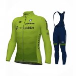 2023 Maillot Cyclisme Slovenie Vert Manches Longues et Cuissard