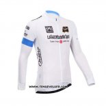 2014 Maillot Ciclismo Giro D'italie Blanc Manches Longues et Cuissard