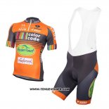 2016 Maillot Ciclismo Color Code Orange Manches Courtes et Cuissard