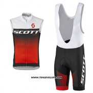 2017 Gilet Coupe-vent Scott Rouge