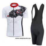 2017 Maillot Ciclismo Gore Bike Wear Power Mountain Blanc Manches Courtes et Cuissard