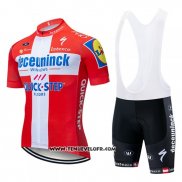 2019 Maillot Ciclismo Deceuninck Quick Step Champion Suisse Manches Courtes et Cuissard