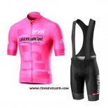 2019 Maillot Ciclismo Giro D'italie Rose Manches Courtes et Cuissard