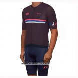 2019 Maillot Ciclismo MAAP Nationals Mulberry Marron Manches Courtes et Cuissard