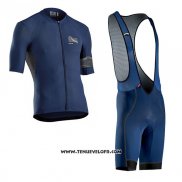 2019 Maillot Ciclismo Northwave Extreme 3 Fonce Bleu Manches Courtes et Cuissard