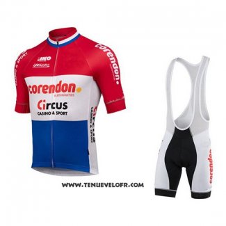 2019 Maillot Ciclismo Sptgrvo Rouge Blanc Bleu Manches Courtes et Cuissard