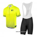 2020 Maillot Ciclismo Pearl Izumi Jaune Noir Manches Courtes et Cuissard