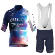 2023 Maillot Cyclisme Israel Cycling Academy Multicolore Manches Courtes Et Cuissard