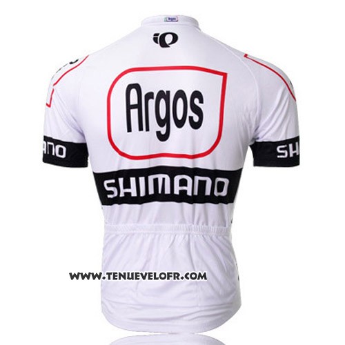 2013 Maillot Ciclismo Argos Noir et Blanc Manches Courtes et Cuissard