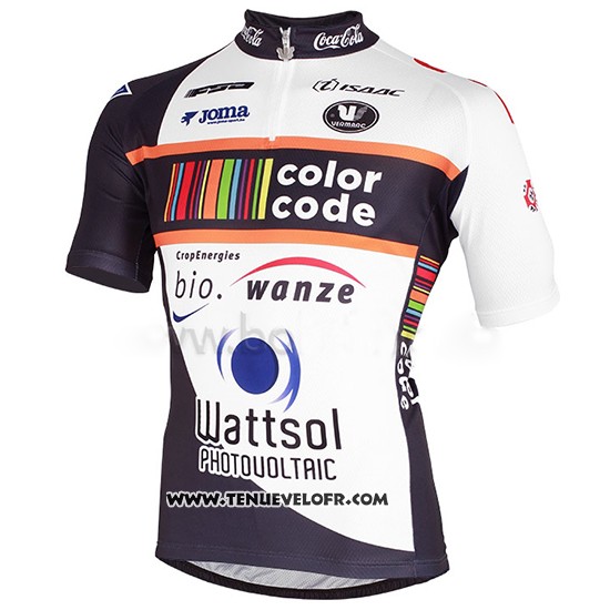 2013 Maillot Ciclismo Color Code Noir Manches Courtes et Cuissard
