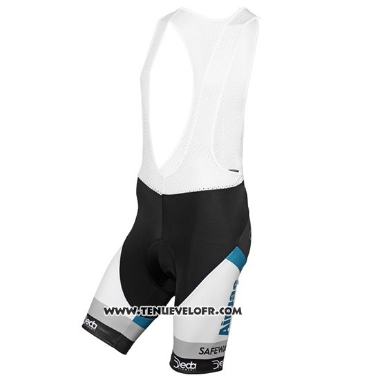 2015 Maillot Ciclismo D3 Devo Airgas Bleu et Noir Manches Courtes et Cuissard
