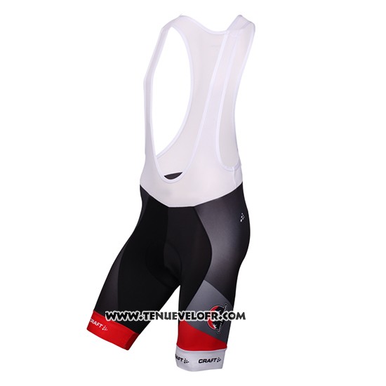 2016 Maillot Ciclismo Craft Rocky Mountain Blanc et Noir Manches Courtes et Cuissard