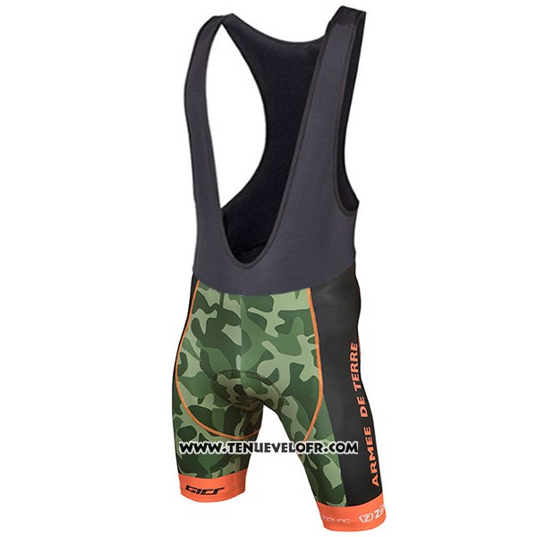 2017 Maillot Ciclismo Armee DE Terre Camouflage Manches Courtes et Cuissard