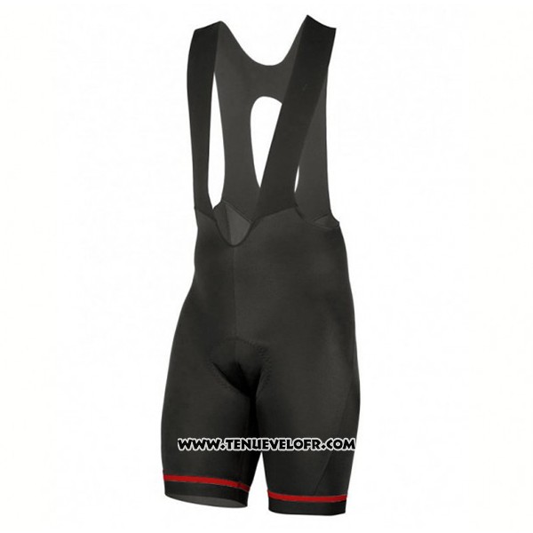 2017 Maillot Ciclismo Etxeondo Neo Noir et Rouge Manches Courtes et Cuissard