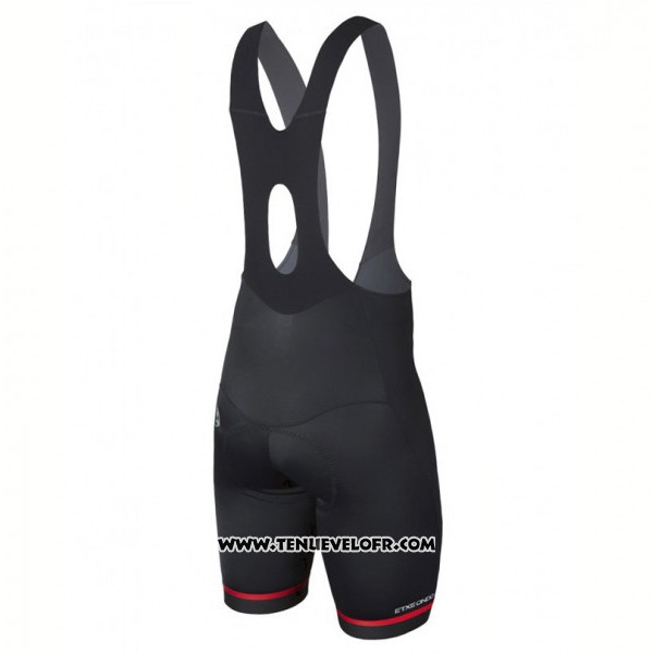 2017 Maillot Ciclismo Etxeondo Neo Noir et Rouge Manches Courtes et Cuissard