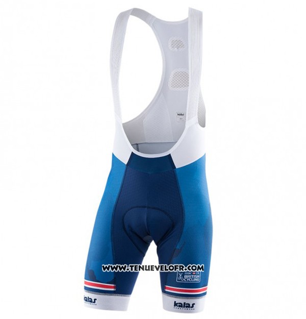2017 Maillot Ciclismo Kalas HSBC GB Bleu Manches Courtes et Cuissard