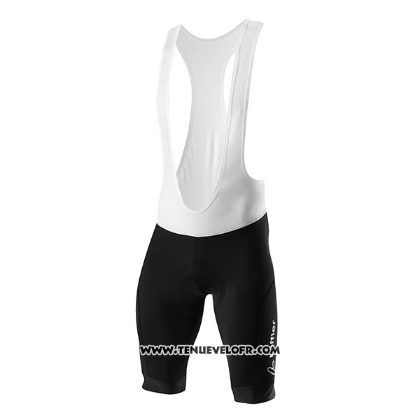 2017 Maillot Ciclismo Loffler Noir et Rouge Manches Courtes et Cuissard