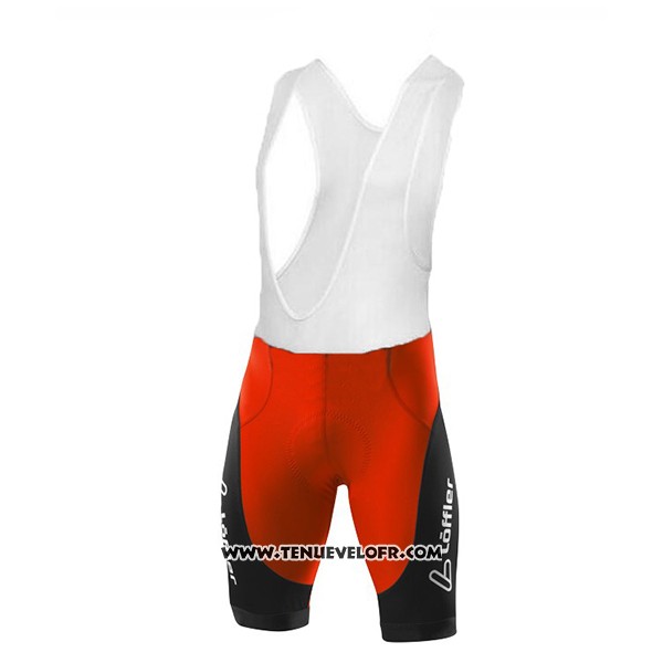 2017 Maillot Ciclismo Loffler Pro Racing Noir Manches Courtes et Cuissard