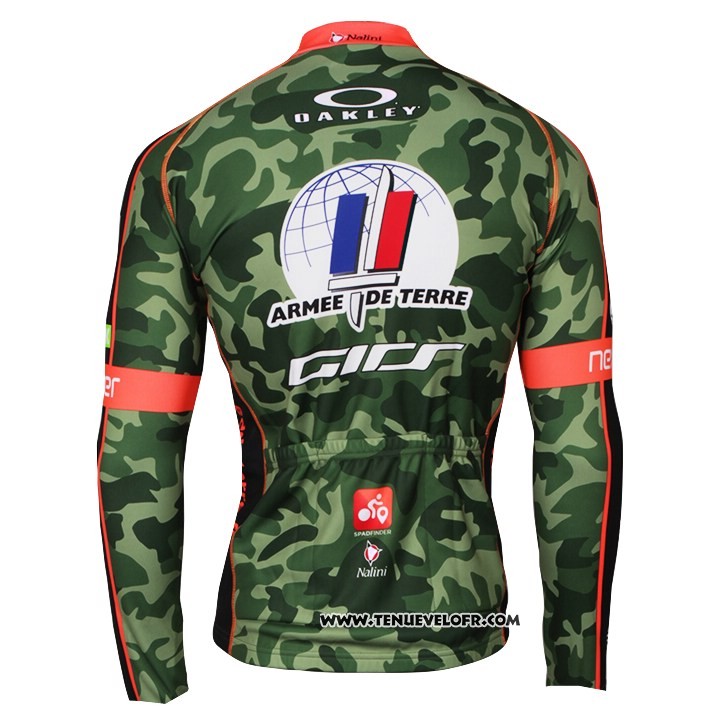 2018 Maillot Ciclismo Armee DE Terre Camouflage Manches Courtes et Cuissard