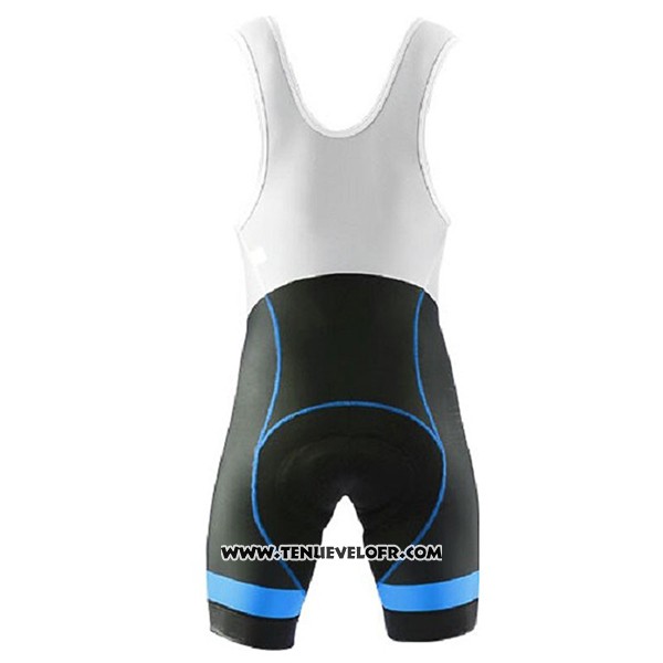 2017 Maillot Ciclismo Biemme Identity Noir et Bleu Manches Courtes et Cuissard