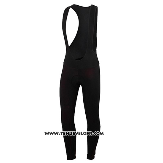 2016 Maillot Ciclismo Cinelli Chrome Noir et Jaune Manches Longues et Cuissard