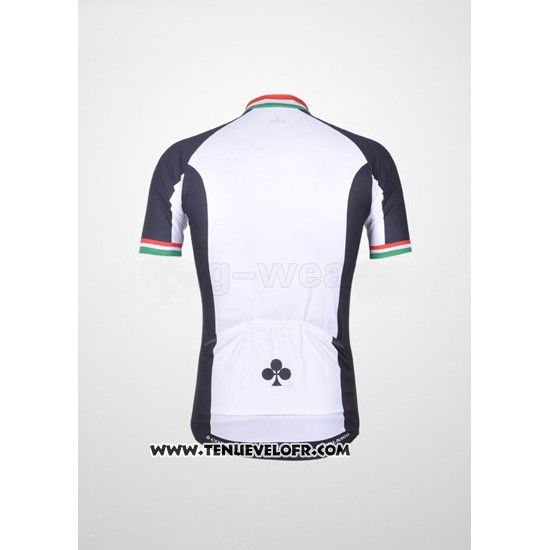 2011 Maillot Ciclismo Colnago Blanc et Noir Manches Courtes et Cuissard