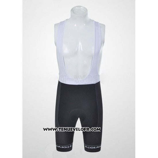 2011 Maillot Ciclismo Colnago Blanc et Noir Manches Courtes et Cuissard