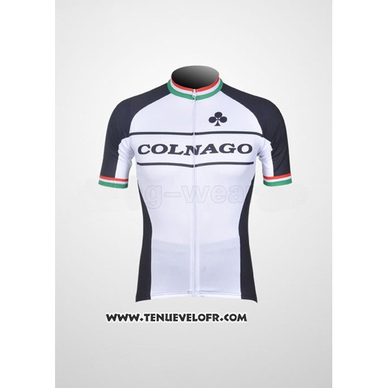2011 Maillot Ciclismo Colnago Noir et Blanc Manches Courtes et Cuissard