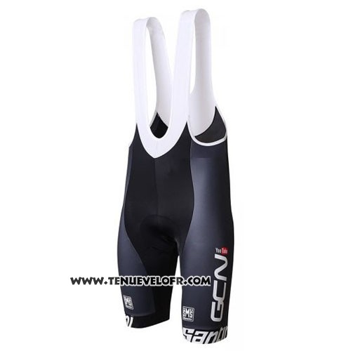 2016 Maillot Ciclismo GCN Noir et Rouge Manches Courtes et Cuissard