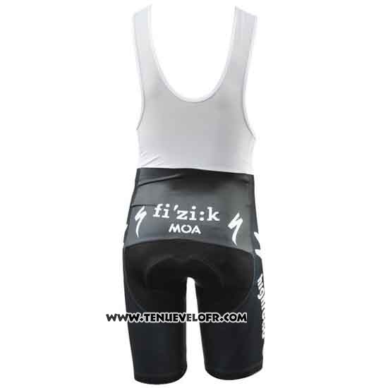 2011 Maillot Ciclismo Htc Highroad Noir et Blanc Manches Courtes et Cuissard