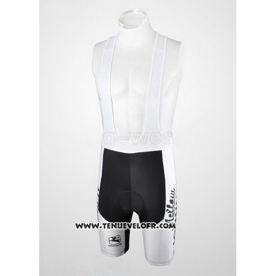2010 Maillot Ciclismo Johnnys Noir et Blanc Manches Courtes et Cuissard