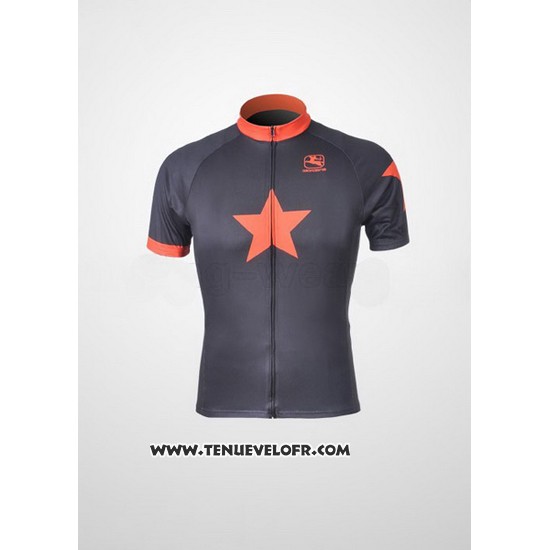 2010 Maillot Ciclismo Johnnys Orange et Noir Manches Courtes et Cuissard