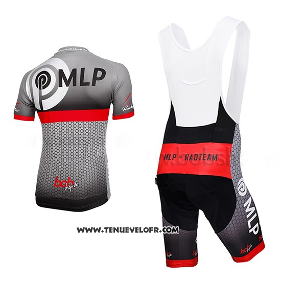 2013 Maillot Ciclismo Mlp Team Bergstrasse Gris Manches Courtes et Cuissard