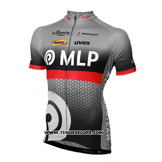 2013 Maillot Ciclismo Mlp Team Bergstrasse Gris Manches Courtes et Cuissard