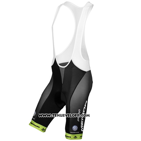 2016 Maillot Ciclismo Multivan Merida Vert et Blanc Manches Courtes et Cuissard