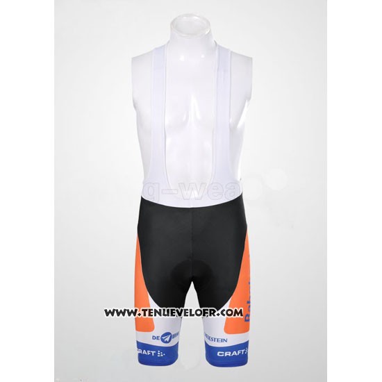 2012 Maillot Ciclismo Rabobank Bleu et Blanc Manches Courtes et Cuissard