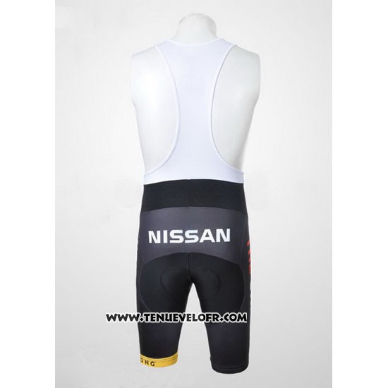 2011 Maillot Ciclismo Radioshack Blanc et Rouge Manches Courtes et Cuissard