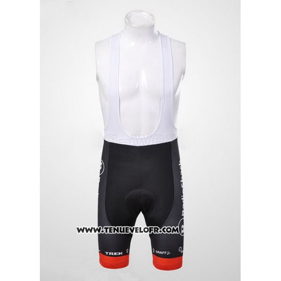 2012 Maillot Ciclismo Radioshack Noir et Blanc Manches Courtes et Cuissard
