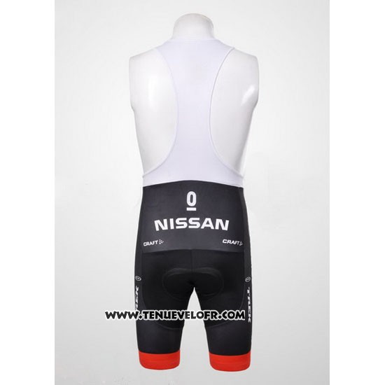 2012 Maillot Ciclismo Radioshack Noir et Blanc Manches Courtes et Cuissard
